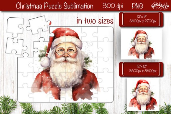 Download Christmas Puzzle PNG Kids Puzzle Santa - Premium Resources