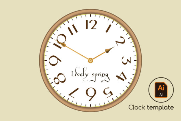Download Scale Dial Wall Clock Round Template - Premium Resources